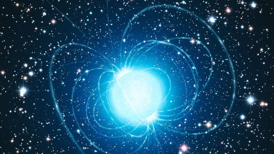 Osservato il risveglio esplosivo di una stella super-magnetica