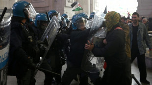 Clashes as tens of thousands join pro-Palestinian demos in Italy