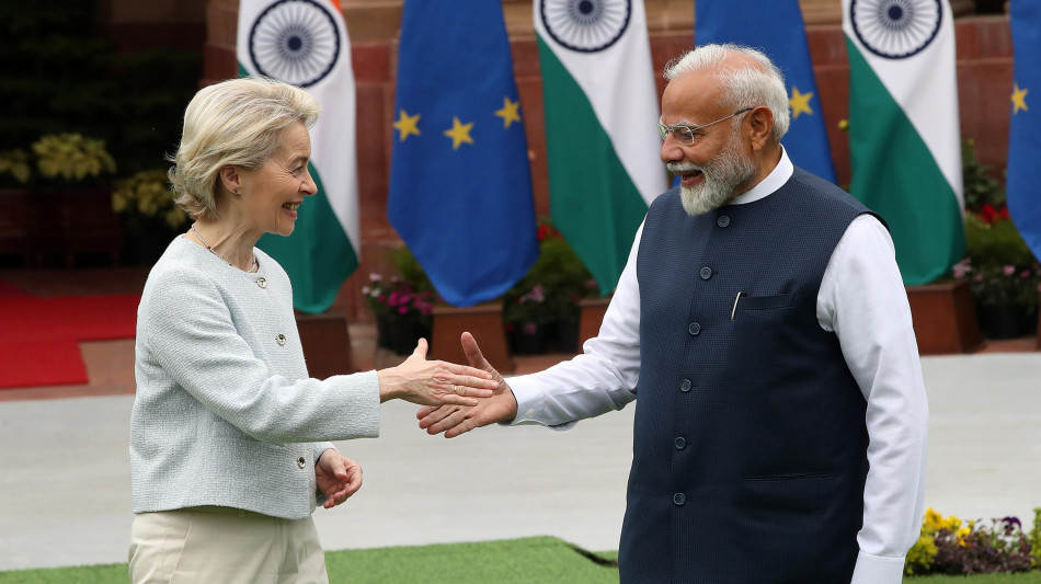 Von der Leyen, 'l'Ue avr&agrave; massimo livello d'accesso al mercato indiano'