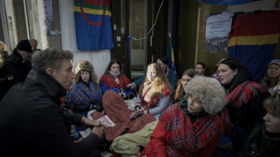 Greta Thunberg y activistas samis protestan por los parques e&oacute;licos "ilegales" en Noruega
