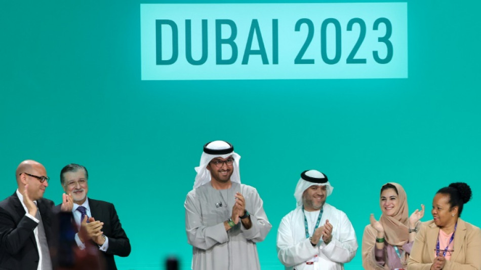 Weltklimakonferenz in Dubai beschlie&szlig;t "&Uuml;bergang" weg von fossilen Energien