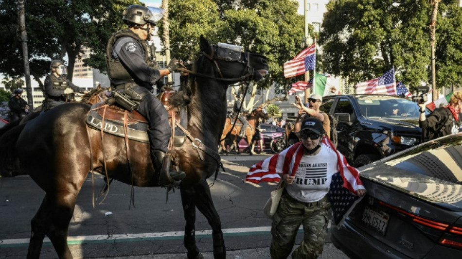 Trump preist sich für Handeln in Los Angeles - Kritik von Mexikos Präsidentin Sheinbaum