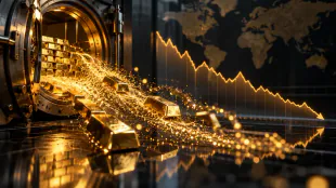 Gold ETF flows turn negative after 13 weeks as bullion loses 4%