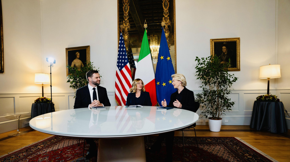 Meloni, costruttivo il confronto con Vance e von der Leyen