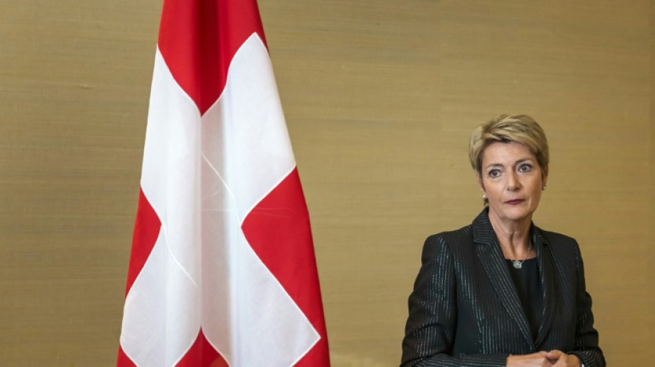 Swiss president rushes to US to avert steep tariffs