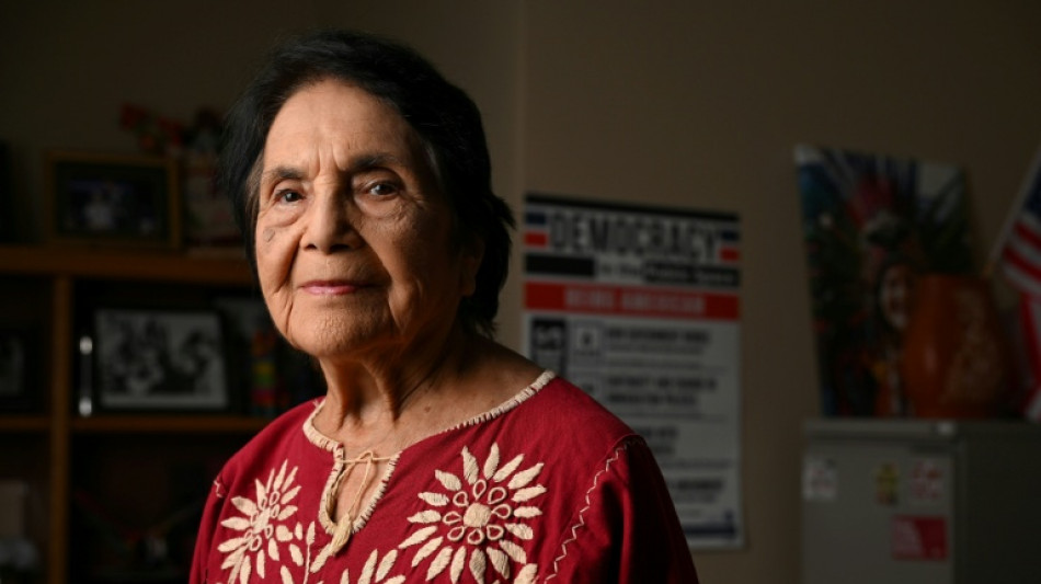 Pioneering US labor leader Dolores Huerta dies at 96