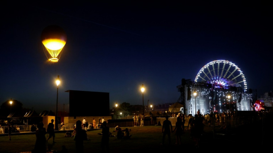 Olympic balloon rises again in Paris